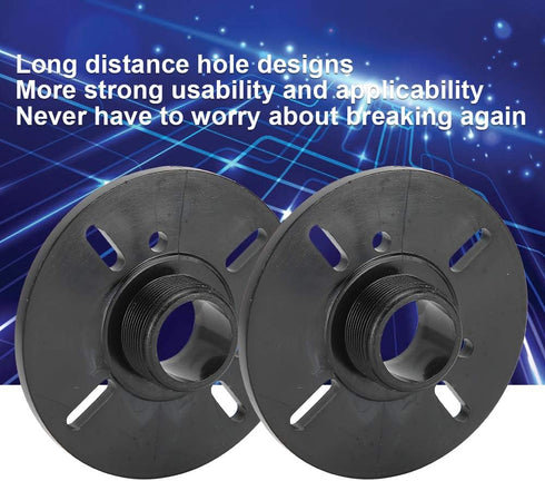 2PCS Treble Loudspeaker Horn Adapter, Universal Treble Horn Adapter with External Thread, ABS for Speaker