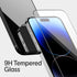 17 16 9H RHINOSHIELD Screen Protector Compatible with iPhone Pro Max / Pro Max | Tempered Glass Protecctor- High