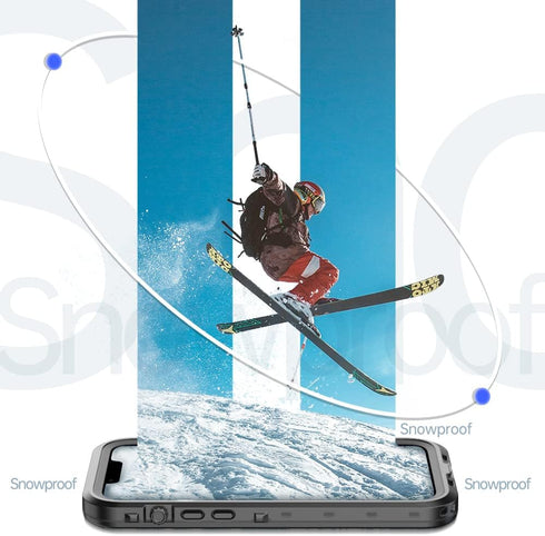 Magsafe Compatible Waterproof Case for iPhone 13 Pro Max, Full Body Protective Shockproof Dustproof with Built-in