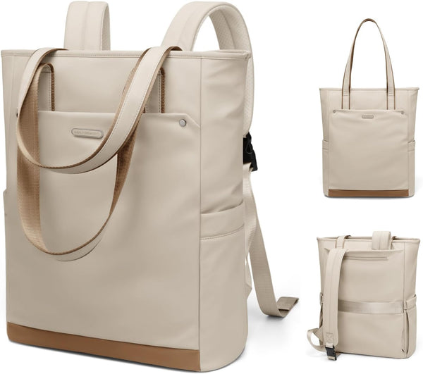 Convertible Laptop Backpack for Women Men Carry on Tote Backpack Teacher Bookbag