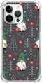 Cute Christmas Gnomes Phone Case for iPhone 15 Pro Max, TPU Protective Cover with Spruce Tree Design.