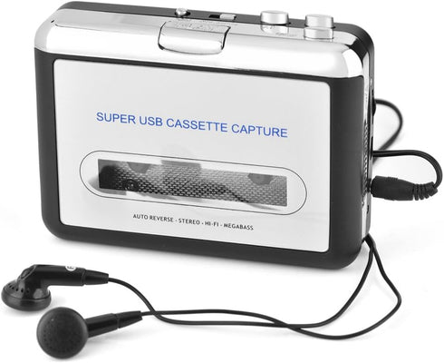 Sanpyl Cassette to MP3 Converter, Tape Player USB Cassette Tape to PC MP3