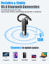 Link Dream Bluetooth Earpiece, Wireless CVC8.0 Headset for Cell Phone, Dual Mic Noise Canceling, 20Hrs Talk Time