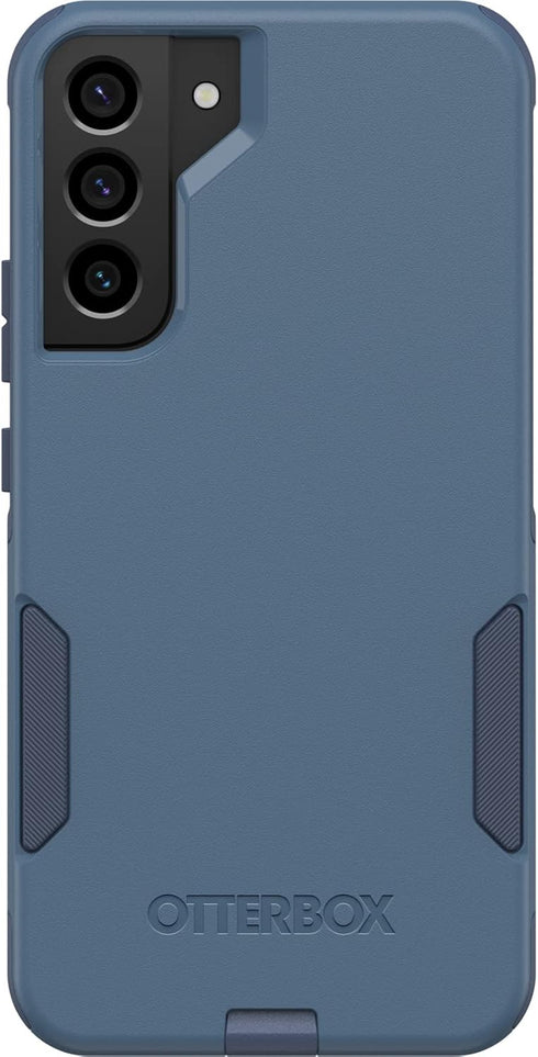 OtterBox S22+ Commuter Galaxy Series Case - Rock Skip Way, Slim & Tough, Pocket-Friendly, with Port Protection Blue