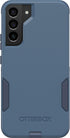 OtterBox S22+ Commuter Galaxy Series Case - Rock Skip Way, Slim & Tough, Pocket-Friendly, with Port Protection Blue