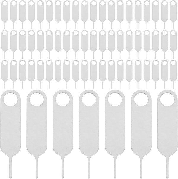 Adorainbow 500pcs Universal Stainless Steel Sim Eject Pin and Sim Card Remover Tool