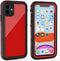 iPhone 11 Waterproof Case with Screen Protector, Full Body Shockproof Heavy Duty IP68 Protector (Red)