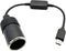 USB C to 12V Car Cigarette Lighter Socket, 30cm/11.8in Type C Male Plug to Adapter Cable for Car Devices