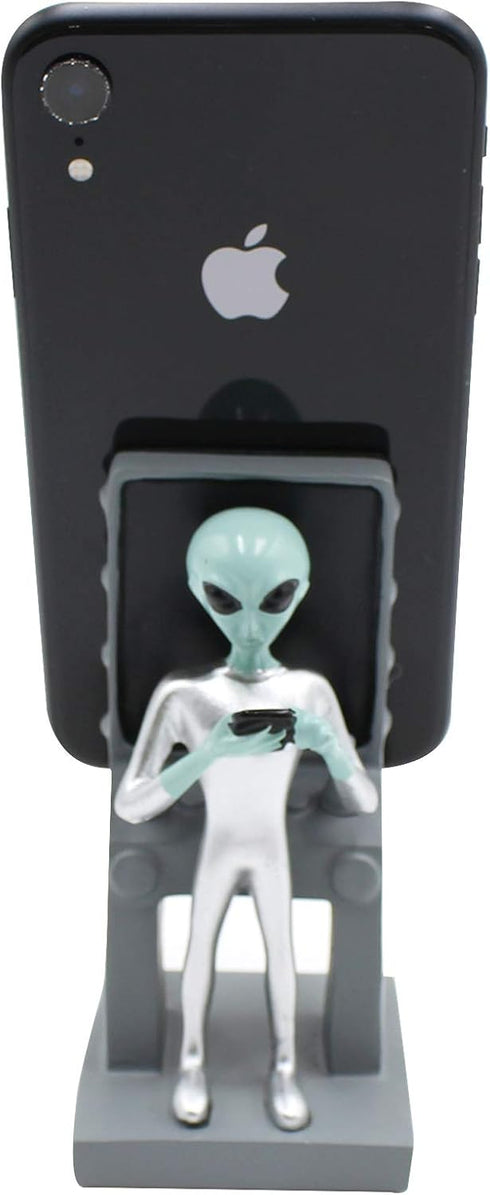 Cute Alien Shape Cell Mobile Phone Holder Stand Smartphone Desk Holder for All Mobile Phones Stand Desk Ornament