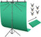 Green Screen Backdrop Kit with T-Shaped Stand, 4.6x6ft Adjustable Chroma Key Green