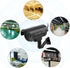 Saikiot Fake Security Camera with Realistic Red Flashing Lights and Warning Sticker for Indoor Outdoor Protection