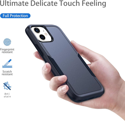 Compatible with iPhone 12 and 12 Pro, Heavy Duty Protection Shockproof Dropproof Dustproof Anti-Scratch Phone Case