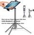 4-10 inch Phone and Tablet Tripod Mount with 1/4 inch Screw Thread for iPhone and Samsung Galaxy Tablets