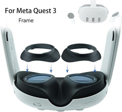 LICHIFIT Myopia Glasses Spacer Rings Frames for Meta Quest 3 VR Headset Lens Scratch-Resistant Protector for Glasses
