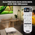 V BESTLIFE Projector Remote Control Replacement - Compatible with EPSON EX3220, EX5220, EX5230, EX6220, EX7220, 725HD