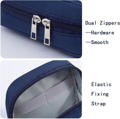 Storage Pouch for Small Electronics and Accessories - Tech Bag, Electronic Organizer Case Compatible with MacBook,