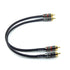 WJSTN 1ft Cable,1rca 1rca 2Pack. RCA to RCA Cable Stereo Audio Male to Male Cable Short Apply to with Speaker, AMP