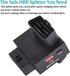 AUTANCTOR OBD2 1-to-2 1-Press 18W 16-Pin Splitter Adapter with Power Cut Switch & USB Fast Charging Car OBD Port
