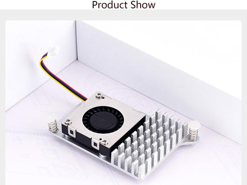 Active Cooler for Raspberry Pi 5 - Active Cooling Fan Aluminium Heatsink with Thermal Pads for Raspberry Pi 5