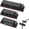 Cable Management Clips, 20 Pcs Black Self-Adhesive Wire Organizers for TV PC Ethernet Cable Under Desk