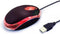 Wired Mini Optical Mouse, Ergonomic USB Computer Mouse for Laptops, PCs, Office, Home, School, Kids, Black