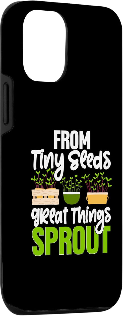 Microgreens Urban Gardening Health Culture 15 iPhone Sprout Kale Eat Greens Vegetable Urban Farming Microgreens Case