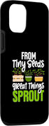 Microgreens Urban Gardening Health Culture 15 iPhone Sprout Kale Eat Greens Vegetable Urban Farming Microgreens Case