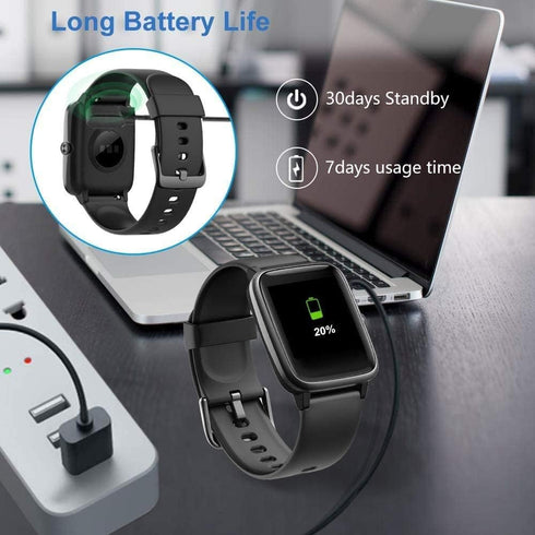 Compatible TAOPON ZL54 Smart Watch Charger, Magnetic USB Charging Cable Replacement for 1.83 Inch Smart Watch