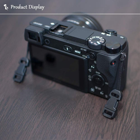 Quick Release Camera Strap QD Loops Connector Adapter for DSLR SLR Point-and-Shoot Small Mirrorless Cameras, Strap