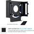 IFCASE Mac Mini Cooling Fan Mount, Wall Mount Cooling Fan Stand for Mac Mini 2010 to 2023 M2, Anti-Scratch Pad (Black)