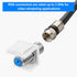 F-Type RG6 Trapezoidal Jack Insert Socket - Trapezoidal Jack Socket Gender Changer, Screw-Type Audio Speaker Trapezoid