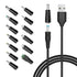 Powseed 5V Universal DC Power Cable, USB to DC Charging Cord with 13pcs Adapter Plugs for Webcam, Router, Power Bank,