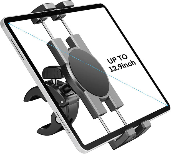 KDD Spin Bike Tablet Holder Mount, Phone iPad Holder Stand for Stationary Bicycle, Treadmill