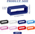 Smart Watch Band Fixing Rings, 8 Pack 20mm Watch Strap Silicone Security Connector Rubber Watch Band Secure Holder Loops Keeper Fastener Rings Replacement for Smartwatch Accessories (Multi-Color)