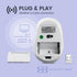 Perixx PERIMICE-721SW Wireless Ergonomic Mouse - 5 Button Optical Design, Silent Clicks, Compatible with Desktop and