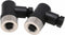 Eonvic 2pcs M12 5 Pin Female A Code Circular Aviation Plug Industrial Sensor Connector Waterproof Right Angle 12mm