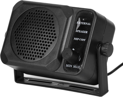 KIMISS Mini External Car Radio Speakers NSP-150V, 2-Way Radio CB HF VHF UHF Transceiver Speaker, Car Accessory