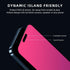 EGKimBa Privacy Screen Protector for iPhone 15 Pro, 6.1 inch Gradient Colorful Anti-Spy Anti-Blue Light Tempered Glass
