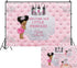 DASHAN 7x5ft Polyester Baby Shower Backdrop - Welcome Our Little Princess Photography Background
