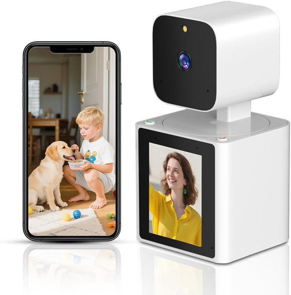 CIAJIE Home Security Camera Indoor,Pet Camera,1080P Dog Camera with Two Way Video,Monitor for