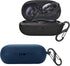 easyBee Case for Soundcore Sport X10 - 2 Pack Bluetooth Headphone Charging Cover, Soft Silicone, Shockproof, Black Blue.