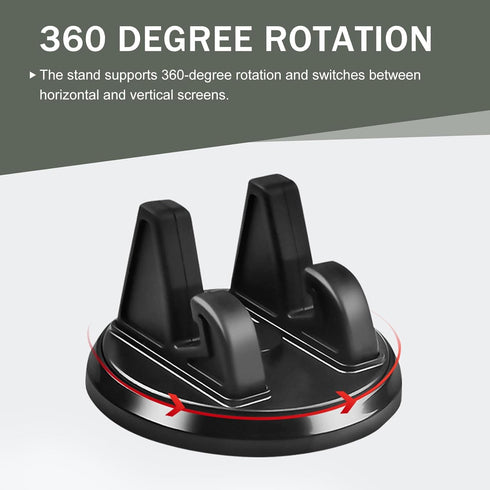 1 PC Car Dashboard Phone Holder, Waterproof Durable Metal Vehicle Phone Mount, 360 Degree Rotating Design
