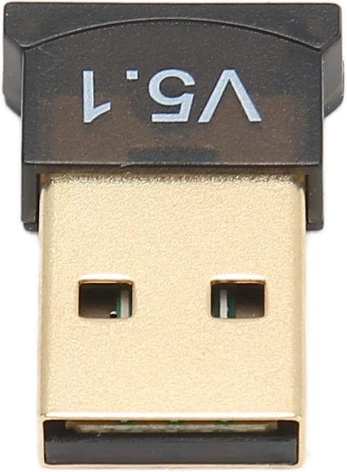 USB Bluetooth Adapter, Long Range Bluetooth 5.1 Dongle Receiver for PC, Backward Compatible with Bluetooth 2.1/3.x/4.x