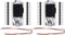 AITIAO 2PCS ESP32 OLED WiFi Kit V3 Type-C ESP-32 0.96 Inch Blue OLED
