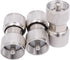 Fancasee PL259 Barrel Connector, Male to Male PL259 Coupler, 3-Pack UHF Coaxial Adapter for CB Ham Radio Antenna Cable