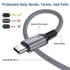 Basesailor USB C to Type C 100W Cable 6.6ft/2Pack,Power Delivery Fast Charging PD Charger Cord for iPhone 15 Max,MacBook,iPad Pro 10 10th Air 4 5th Mini 6 6th Gen,Samsung Galaxy Z Flip 5,Google Pixel