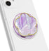 On The Grip Mother of Pearl Daisy Floral Phone Grip & Stand - Elegant Adhesive