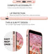IceSword iPhone SE 3 Case 2022 - Silicone Sand Pink Liquid Gel Rubber Cover for 4.7" iPhone SE 3
