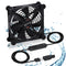 xiaoqijia Quiet 140mm Fan with 10 Speed USB 5V Fan DC 12V IPX5