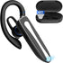 Bluetooth Headset for Cell Phone, Wireless Bluetooth 5.1 Earpiece, Hands-Free Earphones with Charging Case for Office